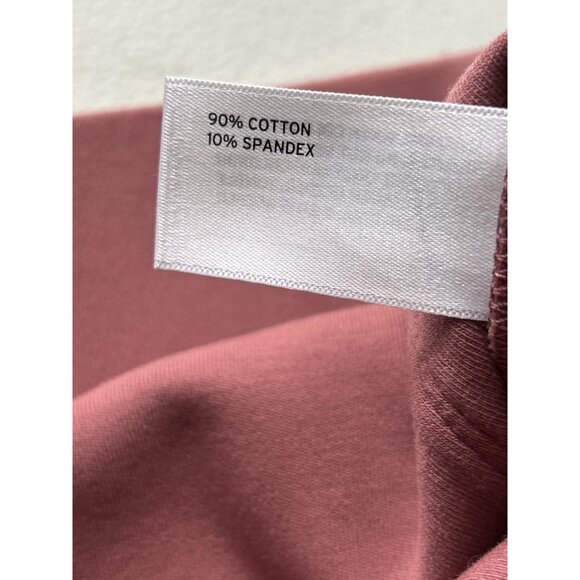 Duluth Womens Mauve Elastic Waist Bike Style Stretch Shorts Size Medium - Picture 4 of 7